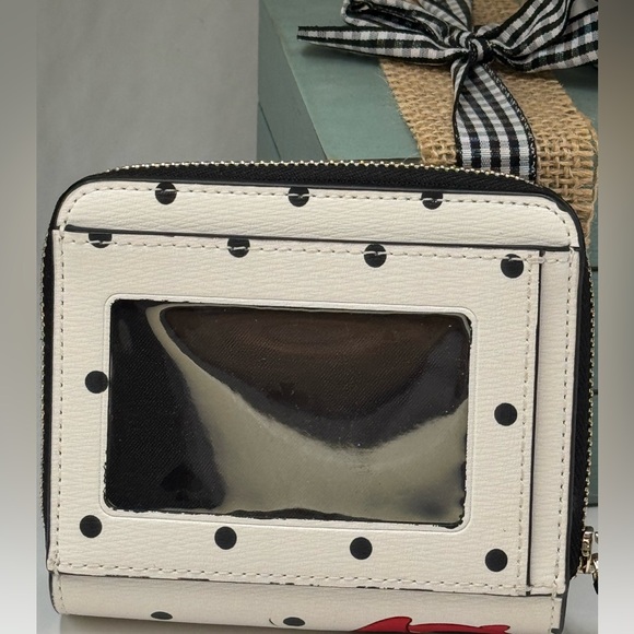 Kate Spade New York Disney x Minnie Mouse small zip around wallet - Picture 3 of 7